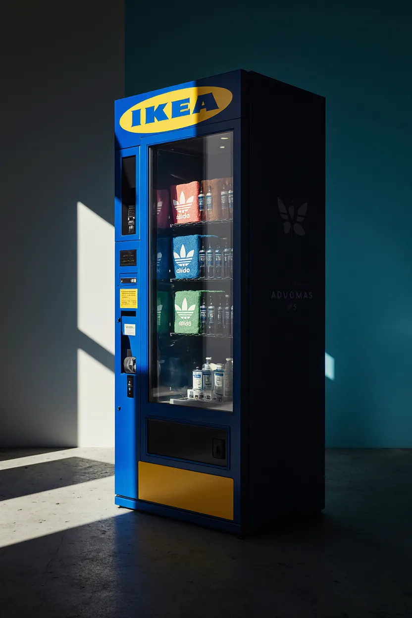 Vending Machine Adidas Towel Image