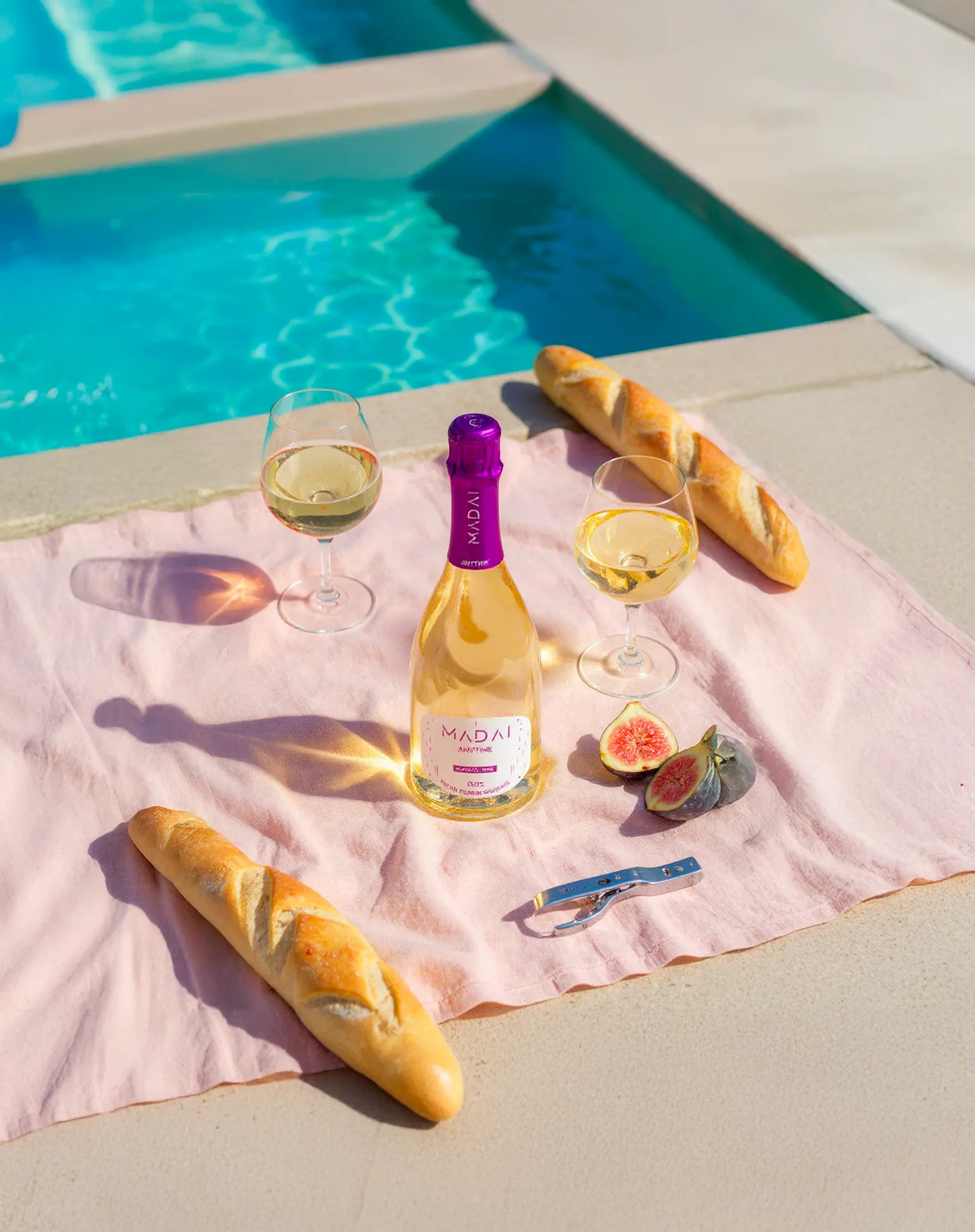 Picnic estivo alla piscina