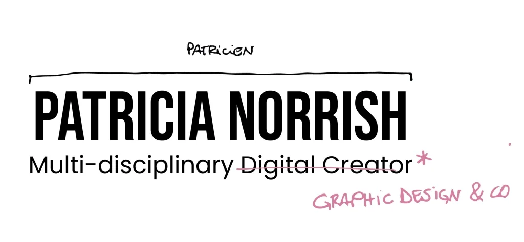 Patricia Norrish – Multi-disciplinary Digital Creator, graphic design & co
