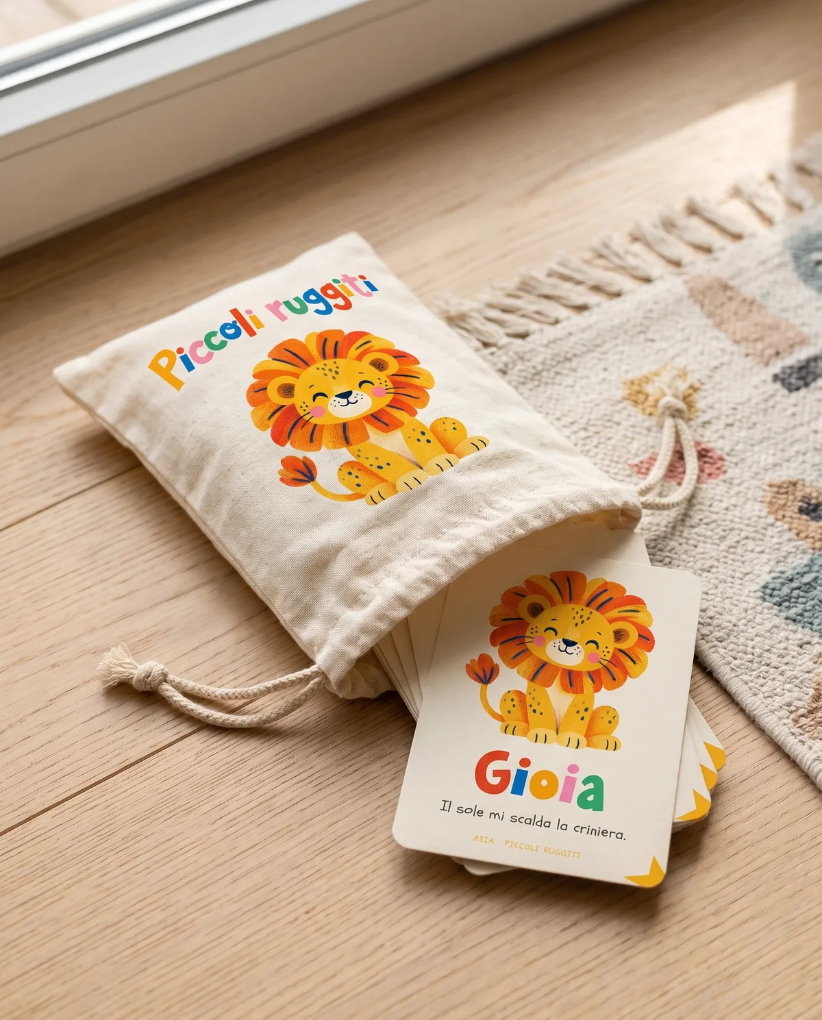 Piccoli ruggiti, il sacchetto di cotone