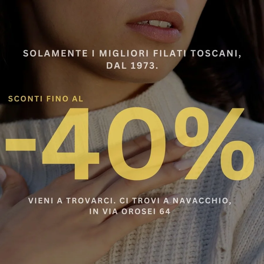 KUXO Cashmere, lo sconto in grande