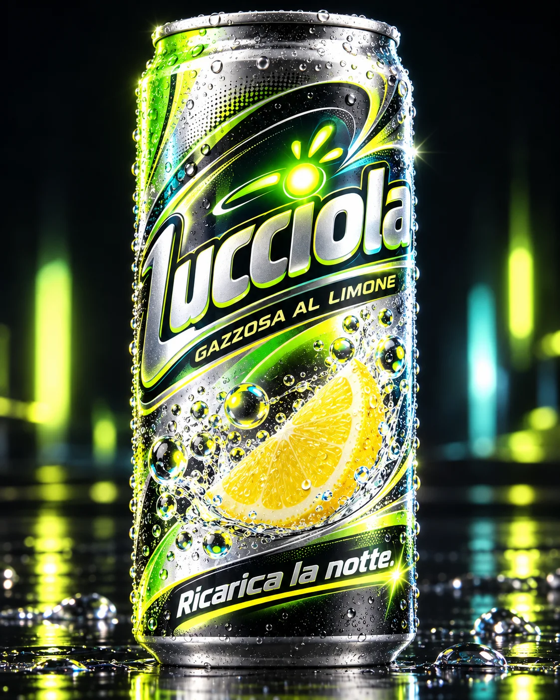 Lucciola, la lattina slim cromata degli anni Duemila
