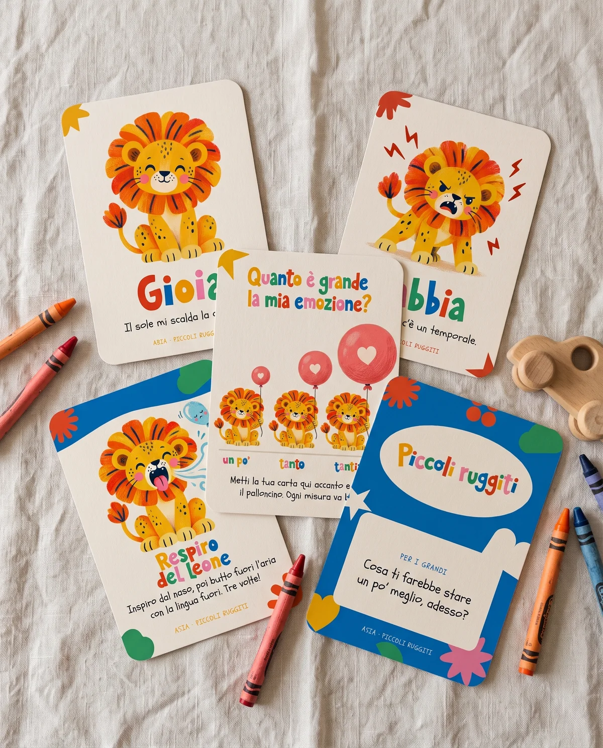 Piccoli ruggiti, il mazzo